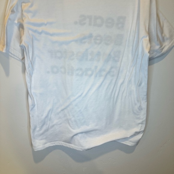 Bears Beats Battlestar Galactica White T-Shirt Size Small Unisex - Picture 2 of 2